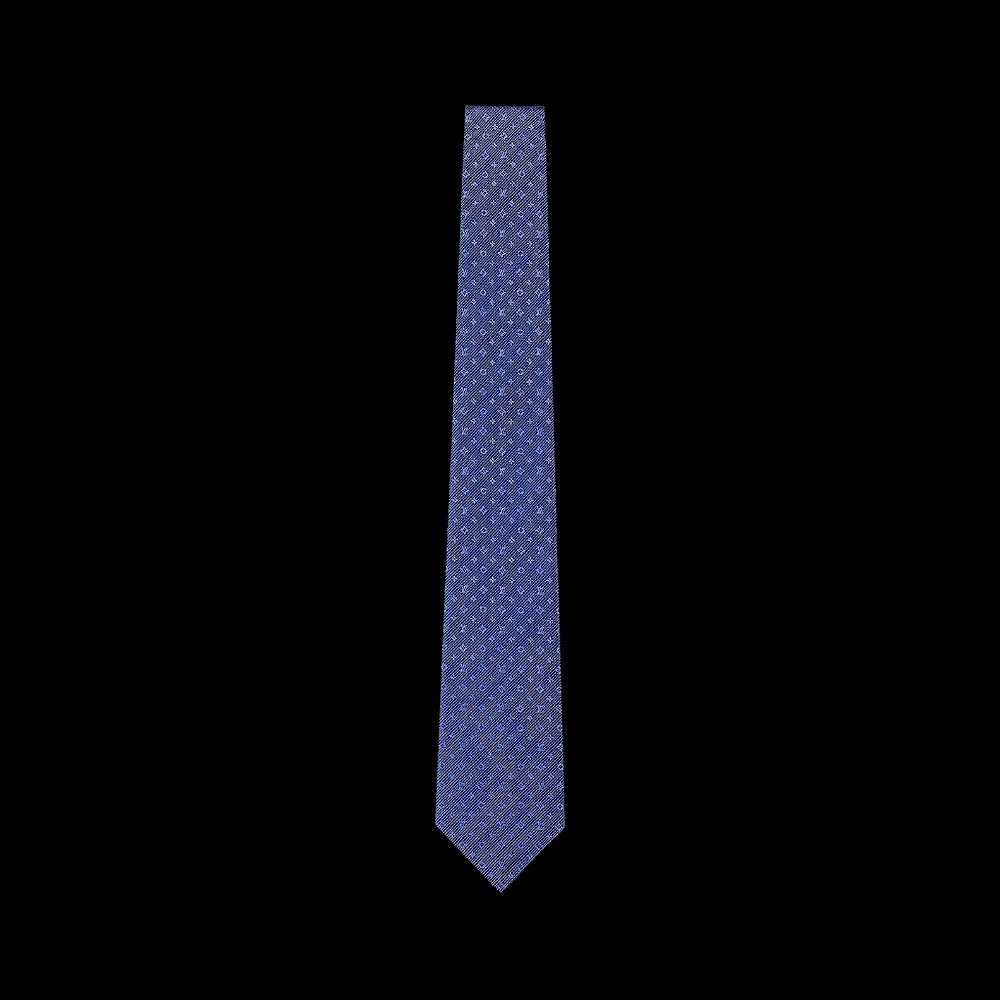 Louis Vuitton Monogram Classic Tie|Marine Color - 100% Guaranteed Authentic